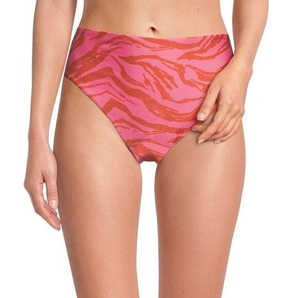 NWT ViX by Paula Hermanny Pink Multi Diani Bela Swimsuit Bikini Bottom Size S - Picture 1 of 6